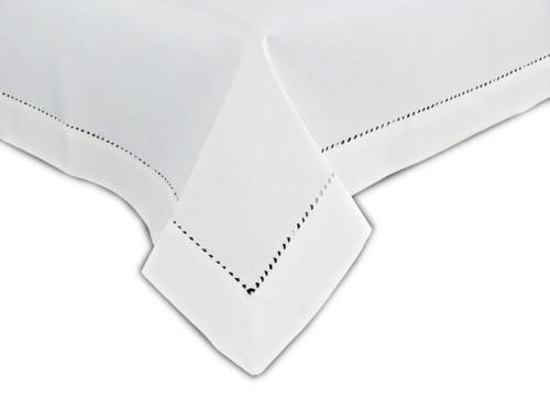 Obrus 140x200 cm z mereżką BIAŁY