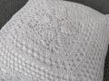 Poszewka 40x40 cm - szydełko BIAŁA