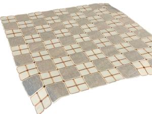 Obrus 85x85 cm Kocke beżowy