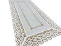 Bieżnik z koronką 40x90 cm rustykalny