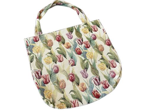 Torba gobelinowa Tulipany Wiosenna 42x40 cm - torba na zakupy