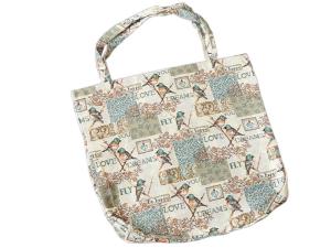 Torba gobelinowa na zakupy Ptaszki 42x40 cm