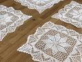 Serwetka szydełkowa 30x30 cm biała