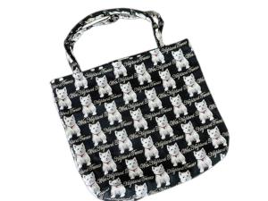 Torba gobelinowa na zakupy West Highland Terrier 42x40 cm