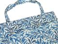Torba gobelinowa Niebieskie liście 42x40 cm - torba na zakupy
