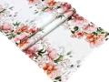 Bieżnik 40x140 cm z kwiecistym nadrukiem
