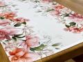 Bieżnik 40x180 cm z kwiecistym nadrukiem