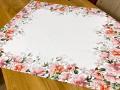 Obrus 85x85 cm z kwiecistym nadrukiem