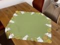 Obrus wielkanocny 85x85 cm zielony