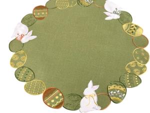 Serweta wielkanocna śr. 60 cm zielona