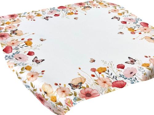 Obrus 85x85 cm łąka kwiatowa