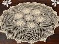 Obrus szydełkowy śr. 85 cm ecru okrągły