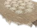 Obrus szydełkowy 120x160 cm ecru owalny