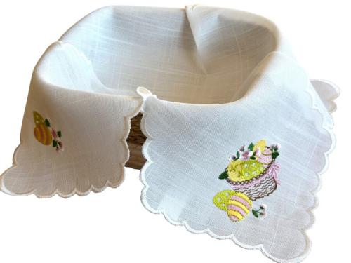 Serwetka do koszyka na pieczywo 45x45 cm wielkanocna