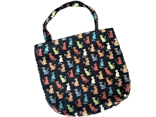 Torba gobelinowa Koty 42x40 cm - torba na zakupy