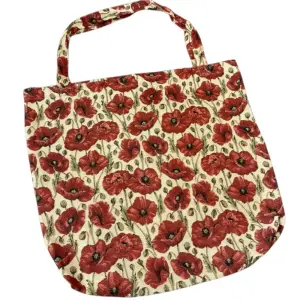 Torba gobelinowa Maki 42x40 cm - torba na zakupy