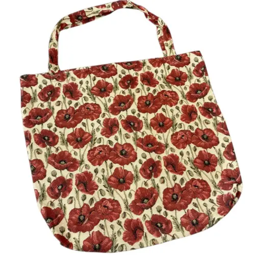 Torba gobelinowa Maki 42x40 cm - torba na zakupy