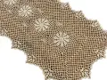 Bieżnik szydełkowy 50x140 cm ecru