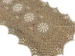 Bieżnik szydełkowy 50x140 cm ecru