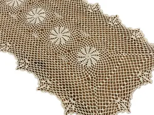 Bieżnik szydełkowy 50x140 cm ecru