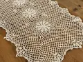 Bieżnik szydełkowy 50x140 cm ecru