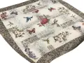 Obrus gobelinowy 100x100 cm Kolibry i Motyle