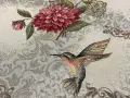 Obrus gobelinowy 100x100 cm Kolibry i Motyle