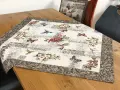 Obrus gobelinowy 100x100 cm Kolibry i Motyle