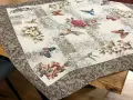 Obrus gobelinowy 100x100 cm Kolibry i Motyle