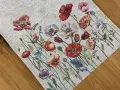 Bieżnik gobelinowy 40x100 cm Maki i Polne Kwiaty
