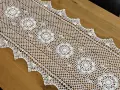 Bieżnik szydełkowy 50x140 cm biały