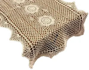 Bieżnik szydełkowy 50x140 cm ecru