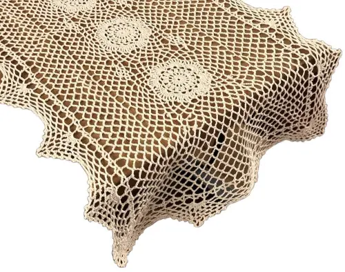 Bieżnik szydełkowy 50x140 cm ecru