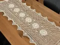 Bieżnik szydełkowy 50x140 cm ecru