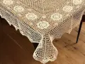 Obrus szydełkowy 150x260 cm ecru
