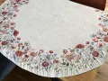 Obrus gobelinowy okrągły śr. 140 cm Maki i Polne Kwiaty