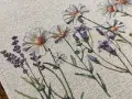 Bieżnik gobelinowy 40x100 cm Margerytki i Lawenda