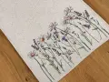 Bieżnik gobelinowy 45x140 cm Margerytki i Lawenda