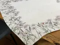 Obrus gobelinowy 100x100 cm Margerytki i Lawenda