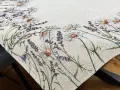 Obrus gobelinowy 100x100 cm Margerytki i Lawenda