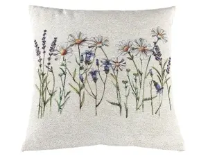 Poszewka gobelinowa 45x45 cm Margerytki i Lawenda