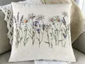 Poszewka gobelinowa 45x45 cm Margerytki i Lawenda