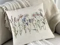 Poszewka gobelinowa 45x45 cm Margerytki i Lawenda