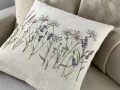 Poszewka gobelinowa 45x45 cm Margerytki i Lawenda