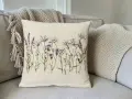 Poszewka gobelinowa 45x45 cm Margerytki i Lawenda
