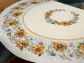 Obrus gobelinowy okrągły śr. 140 cm Słoneczniki
