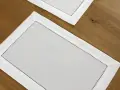 Serwetka biała 30x45 cm z mereżką