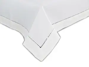 Obrus z mereżką 150x240 cm biały