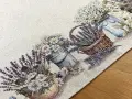 Obrus gobelinowy 100x100 cm Lawenda