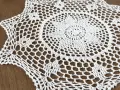 Serwetka szydełkowa śr. 30 cm biała okrągła